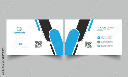 Creative and Clean Business Card (ID: 588289019)