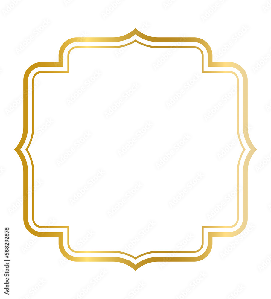 decorative frames banner label collection png transparent background transform Your designs with gold frame