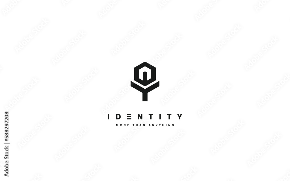 Trendy logo template with modern style. Trendy logo template with modern style.
