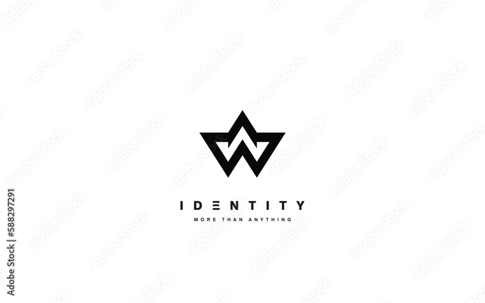 Fototapeta premium Trendy logo template with modern style.