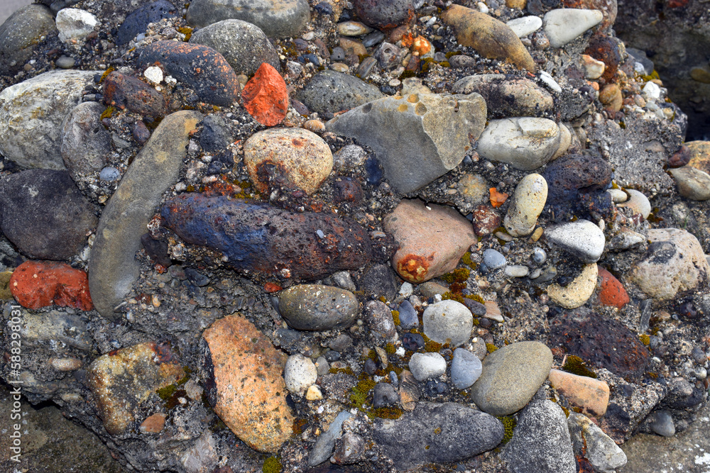 Conglomerates and sandstones with slag material and blast furnace bricks, not older than 40 years. Anthropocene Conglomerates and sandstones with slag material and blast furnace bricks, not older than 40 years. Anthropocene