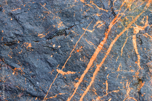 Canvas Print Siderite, iron ore. Cretaceous. Lower Aptian. 119 Mya