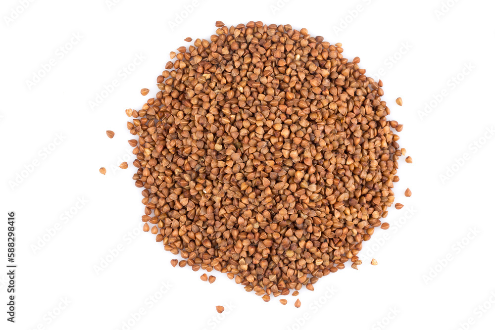 Pile of buckwheat seeds Pile of buckwheat seeds