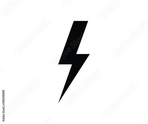 Minimal thunder icon design vector template Free Download Minimal thunder icon design vector template - GFXLoad