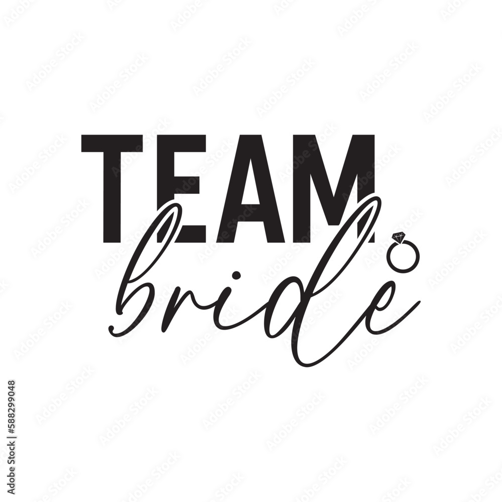 Obraz premium team bride