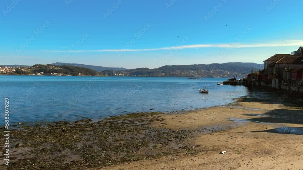 Beautiful view of combarro fishing town, pontevedra, Spain. High quality 4k footage. Beautiful view of combarro fishing town, pontevedra, Spain. High quality 4k footage.