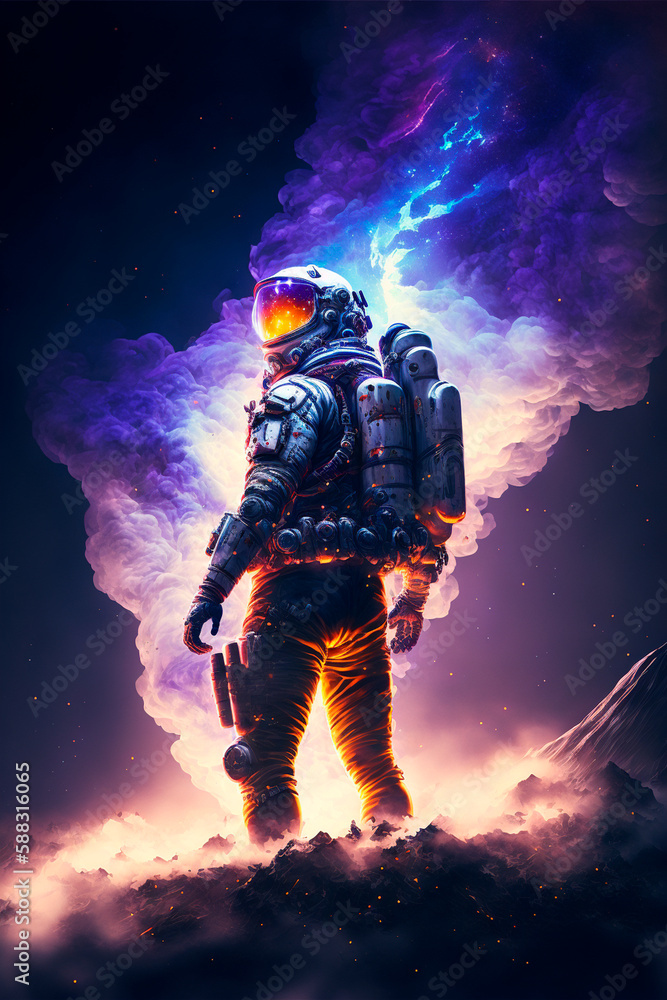 Fototapeta premium Cosmonaut 