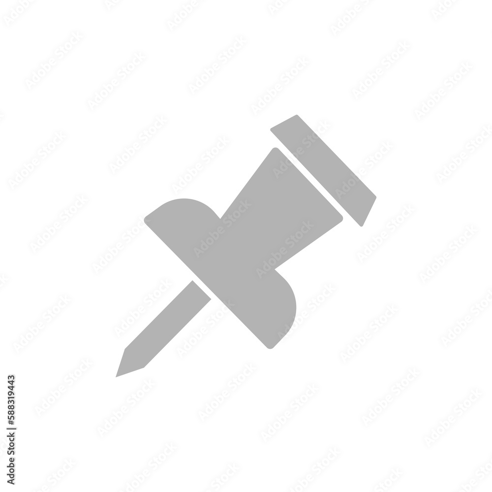 button icon on a white background, vector illustration