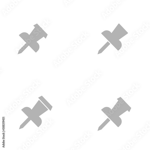 button icon on a white background, vector illustration