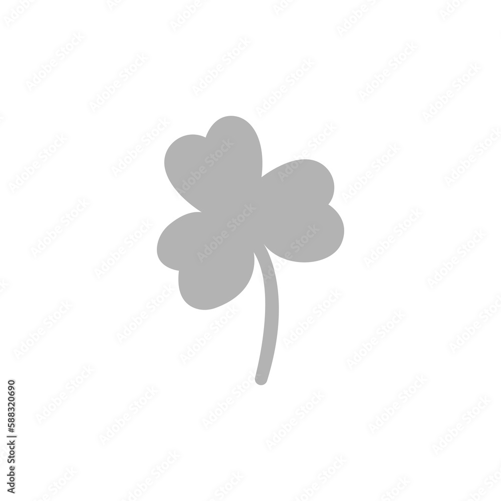 clover icon on a white background, vector illustration clover icon on a white background, vector illustration