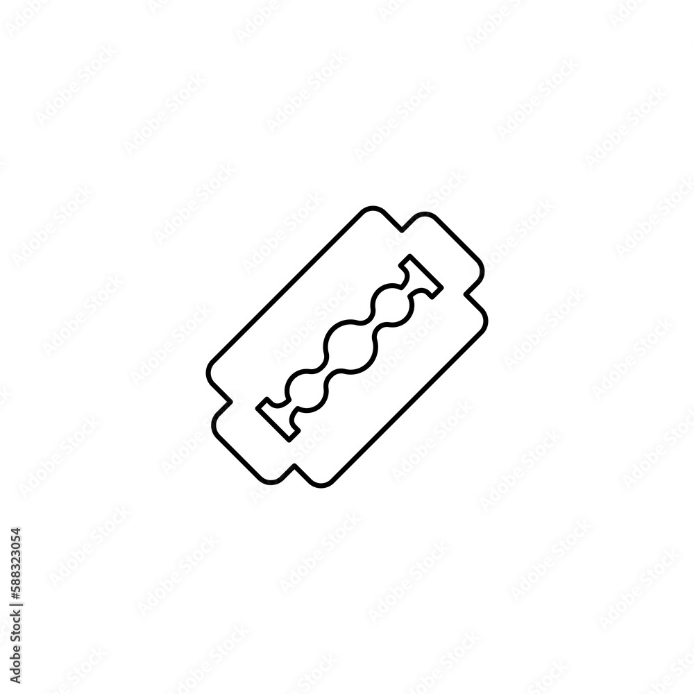 blade icon on a white background, vector illustration blade icon on a white background, vector illustration