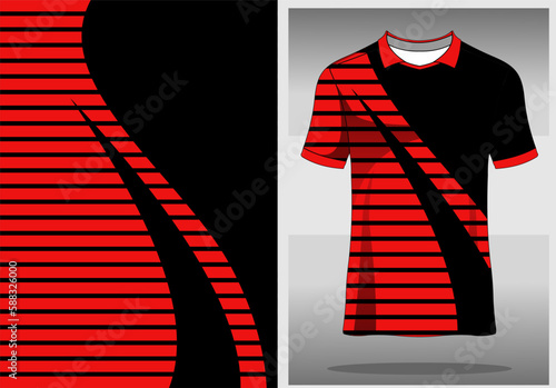 Sports jersey template for team uniforms soccer jersey racing