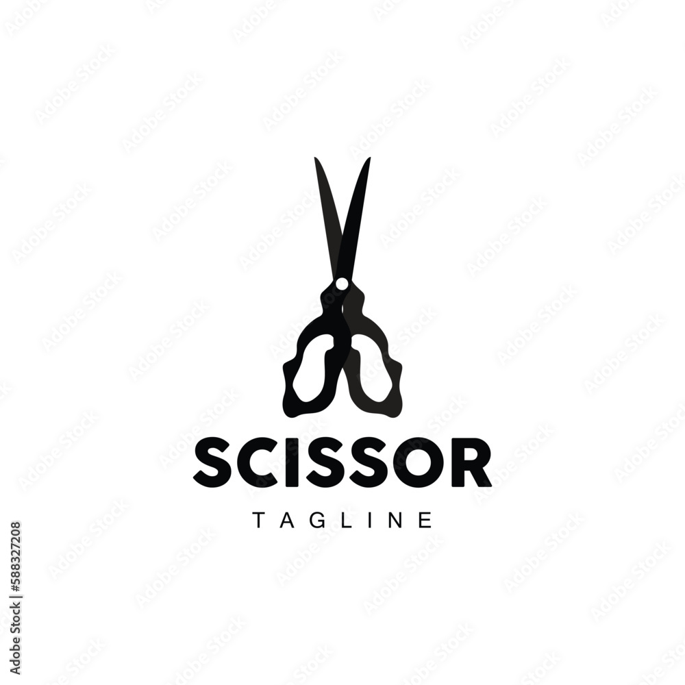 Barber Tools Scissors Logo, Haircut Tools Vector, Barber Design, Symbol Illustration Icon Barber Tools Scissors Logo, Haircut Tools Vector, Barber Design, Symbol Illustration Icon