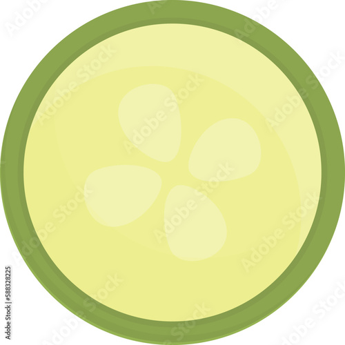 Diet zucchini icon cartoon vector. Vegetable squash. Fresh nature