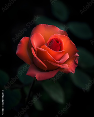 Red rose close-up © Emile