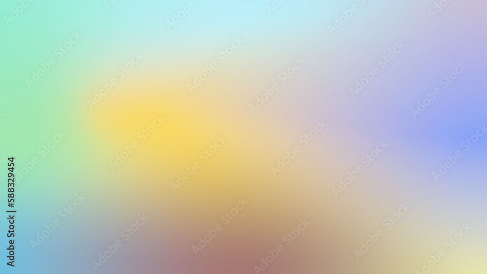 Mesh Blurred colored abstract background. Smooth transitions of iridescent colors. Colorful gradient. Rainbow backdrop flat