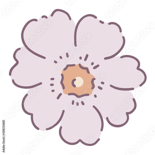 Wallpaper Mural Kawaii Flower Cute Botanical Leaf Wildflower Torontodigital.ca