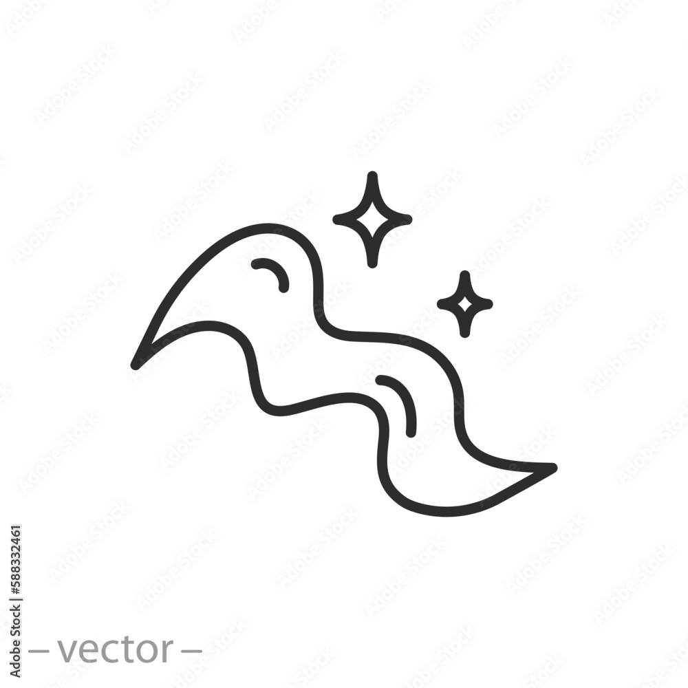 silk fabric icon, smooth or silky tissue, shiny satin material, linear symbol on white background - editable stroke vector illustration eps10 silk fabric icon, smooth or silky tissue, shiny satin material, linear symbol on white background - editable stroke vector illustration eps10