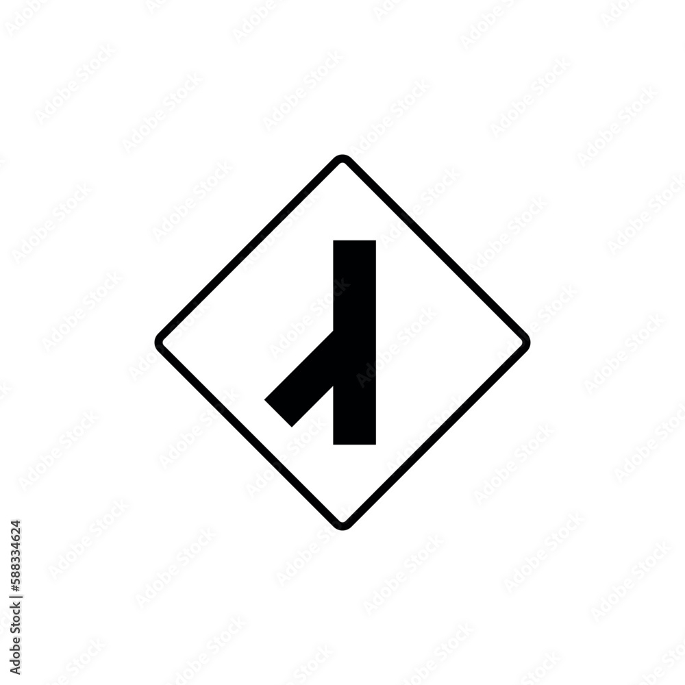 Black and White Color Traffic Sign Street Sign Icon Vector Template Black and White Color Traffic Sign Street Sign Icon Vector Template