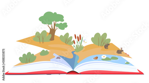 Book Containing Magical Fairytale With Illustrations, Transporting Readers To A World Of Enchantment And Wonder