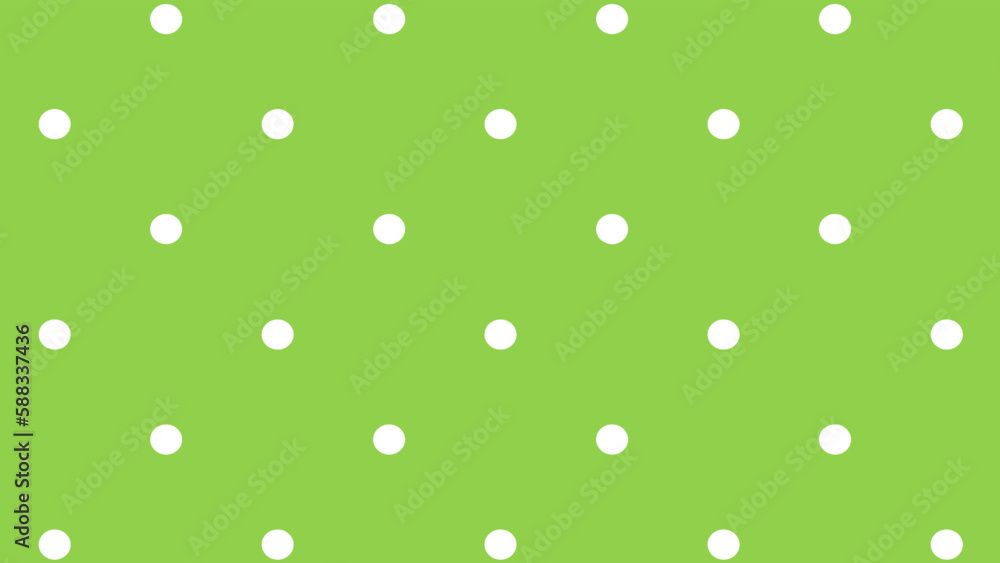 Green background and white dots Green background and white dots