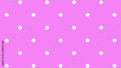 Pink background and white dots