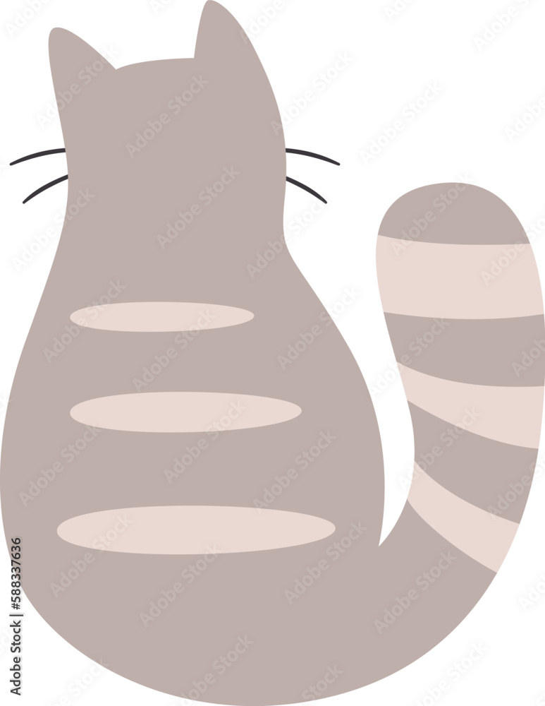 Fototapeta premium Cat Pet Back