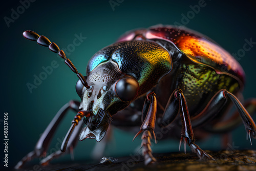 A Macro View of Beetle. Generative AI © PIRMYN