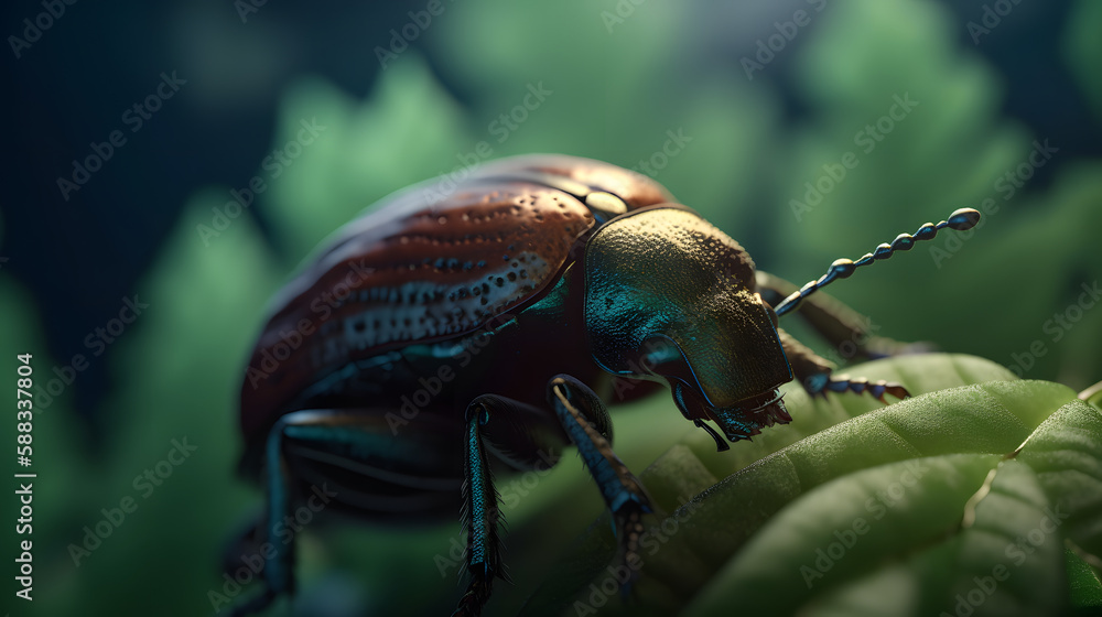 A Macro View of Beetle. Generative AI A Macro View of Beetle. Generative AI