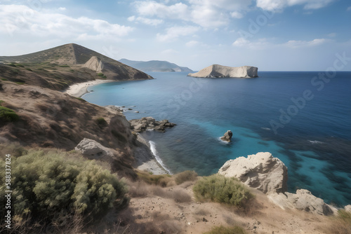 coast of Greece,ai generative © nataliya_ua