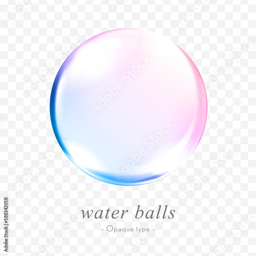 water balls vector data (Opaque type)
