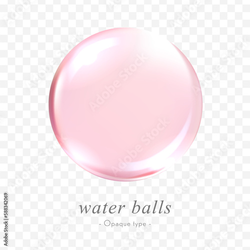 water balls vector data (Opaque type)
