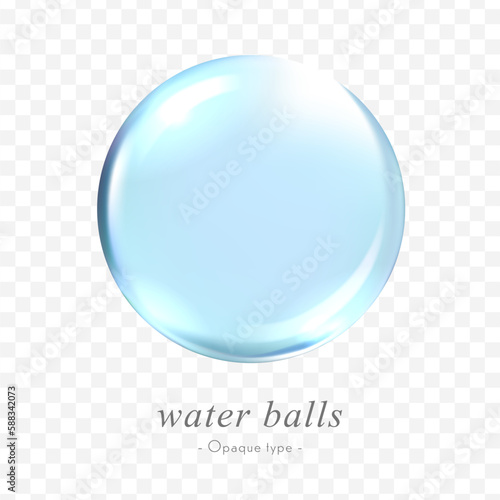 water balls vector data (Opaque type)
