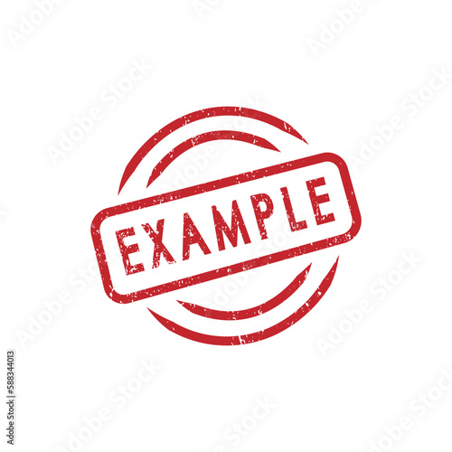 Example Stamp Vector Template Illustration Design. Vector eps10.