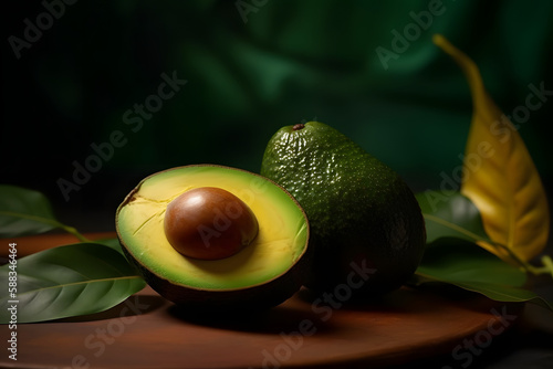 Healthy Avocado. Generative AI