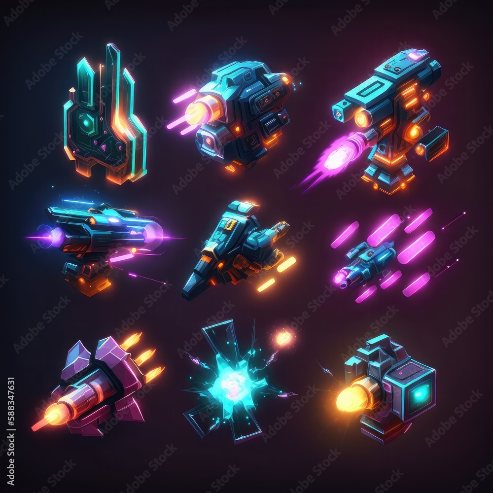 equipment gun blaster video game ai generated equipment gun blaster video game ai generated