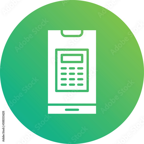 Calculator Vector Icon Design Illustration