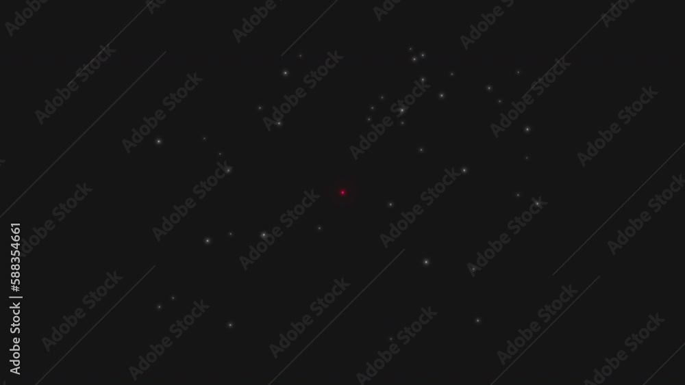 Fly neon glitters on black gradient, holidays and party style background Fly neon glitters on black gradient, holidays and party style background