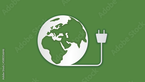 Green earth power plug elec...