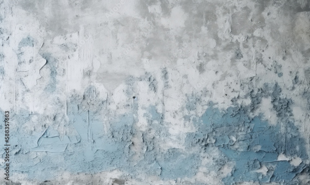 Obraz premium White blue gray concrete, grunge cement texture background, generative AI