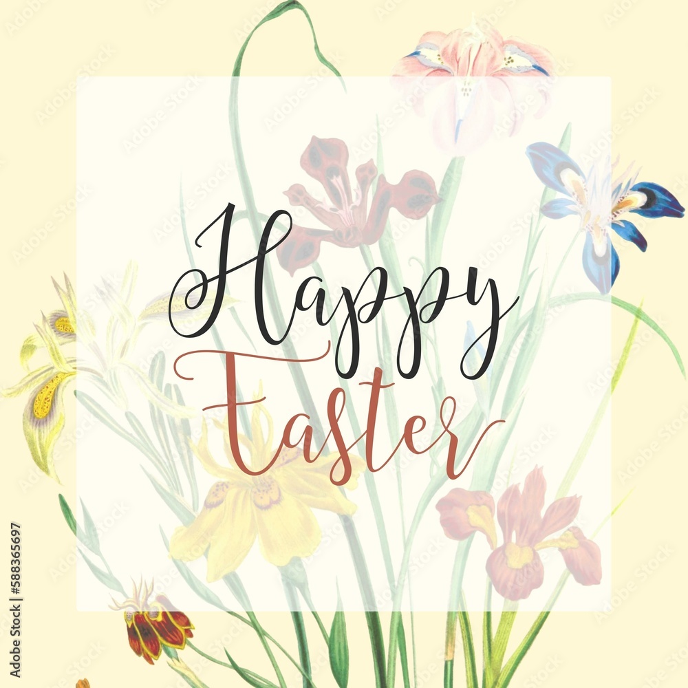 Obraz premium Happy Easter - Post Card