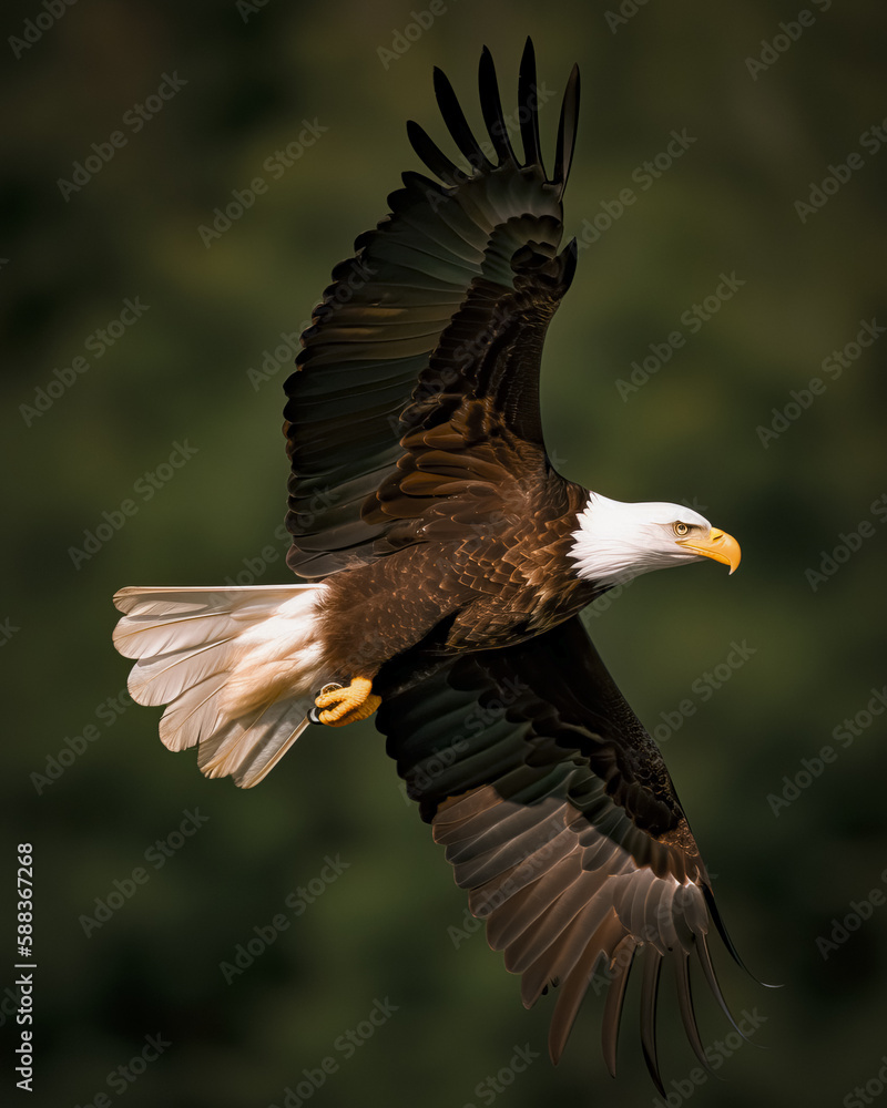 Obraz premium american bald eagle