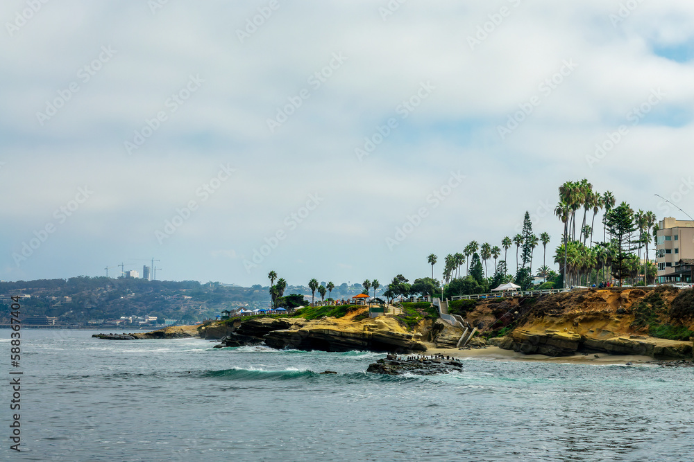 La Jolla Cove landscape, San Diego, California