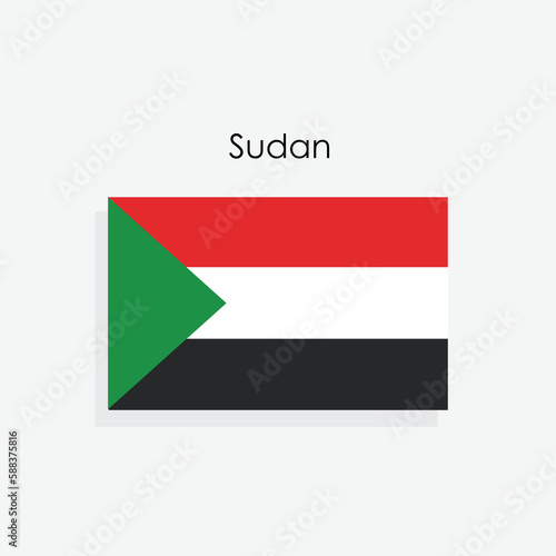 Free Download Sudan country flag vector - GFXLoad