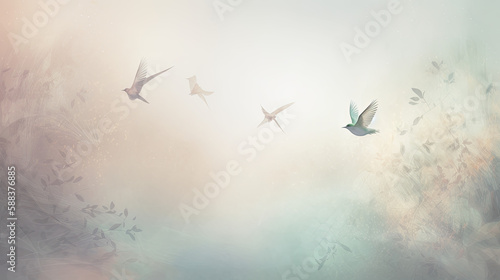 a dreamy and ethereal background image designed to be used as a quote background without any text © Nhan