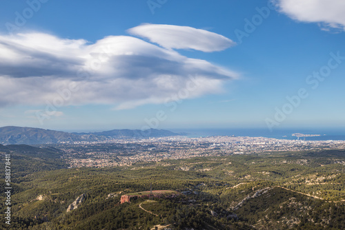 La Moure area, target in training for the Canadairs north of Marseille photo