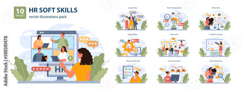 Human resources manager soft skills set. HR agent competencies