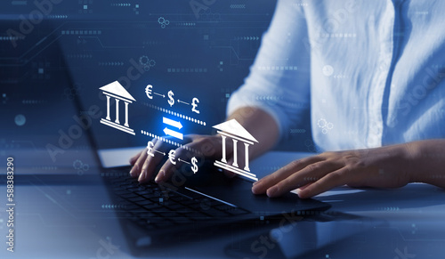 Εκτύπωση καμβά Money transfers from different currencies internationally and currency exchange
