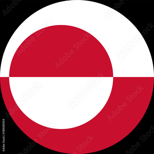 Greenland flag button on white background Free Download Greenland flag button on white background - GFXLoad