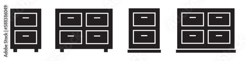 Armoire icon. Furniture icon. cupboard icon, vector illustrationnt